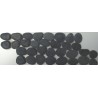 FRISE GALETS RONDS BLACK  10/28