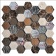 MOSAIQUES MIX "V"  HEXAGONE